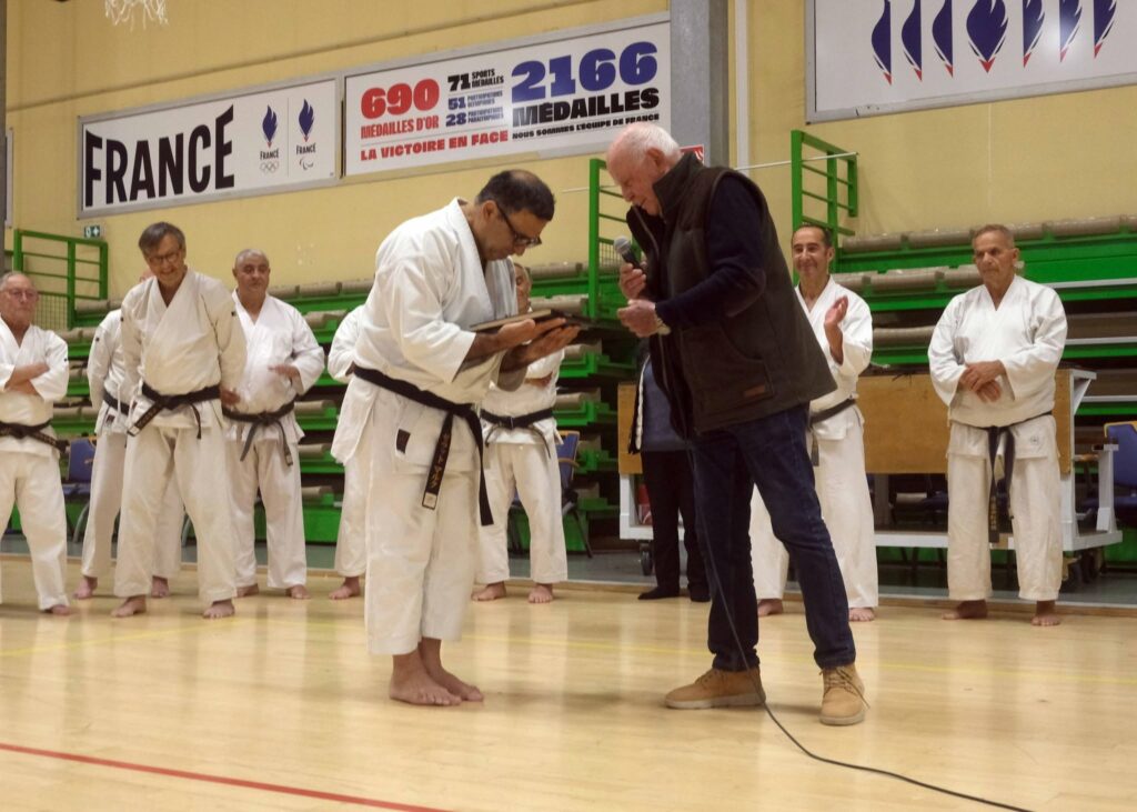 France Shotokan Transmission de la charge de Shihan de France Shotokan de Alain Gabrielli à Marc Zerhat
